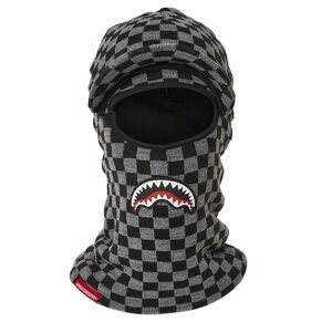 Sprayground, Shark Bite Visor Ski Mask, Grey & Black